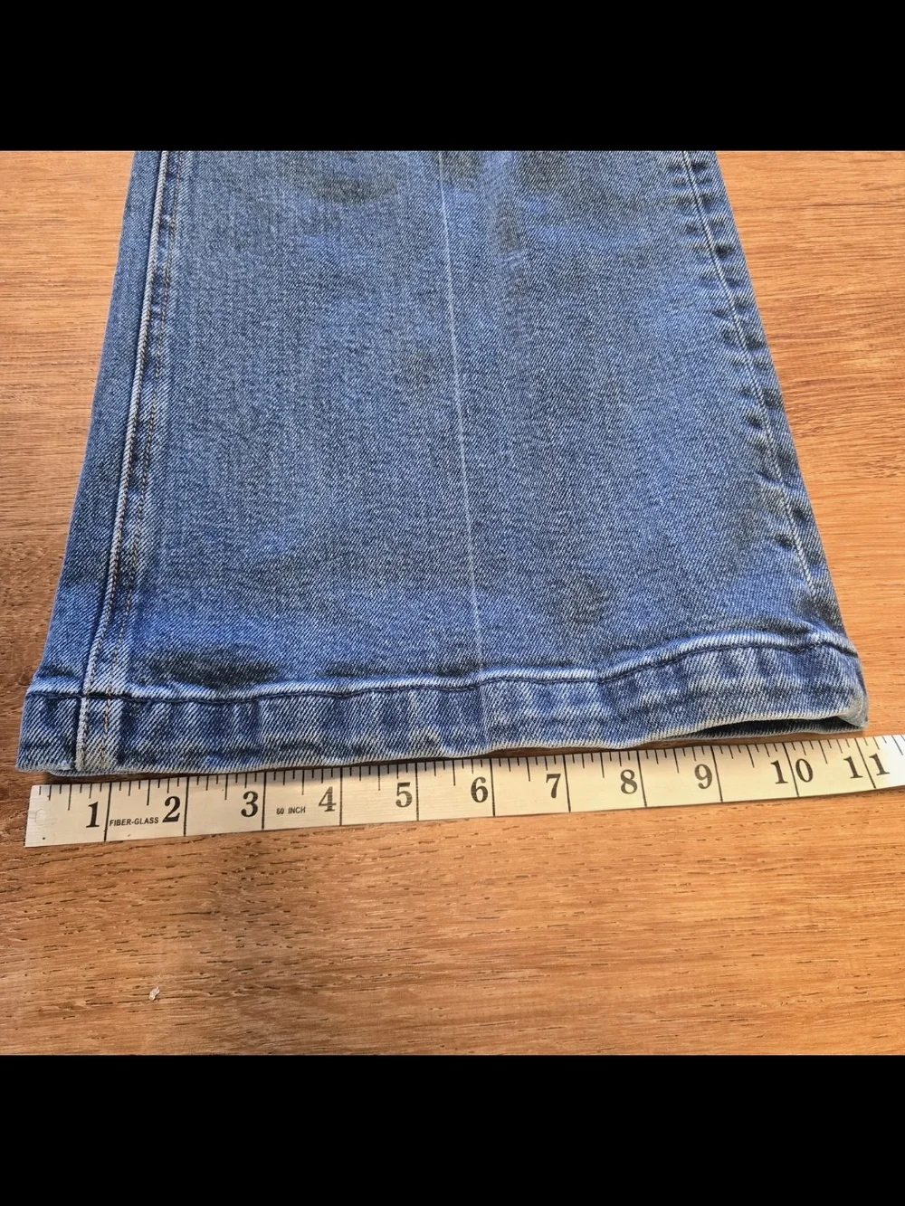 Pistola Lana Cider Wide-Leg Flare Jeans in Medium Blue Wash Size 26  High Rise - Picture 8 of 10